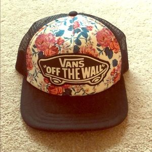 Floral Vans Trucker Hat